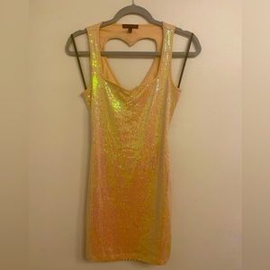 Unique sequin dress